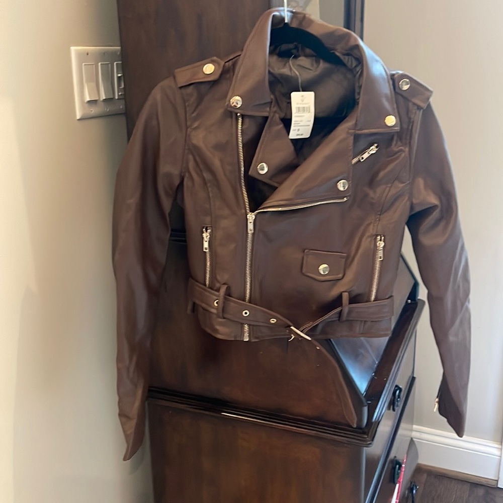 Windsor biker chick crop jacket